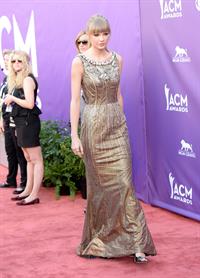 Taylor Swift 48th Annual Academy of Country Music Awards in Las Vegas 4/7/13 