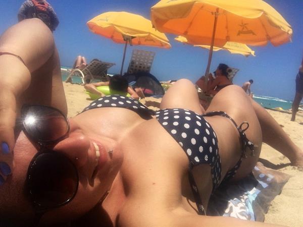 Valentina Mishina in a bikini