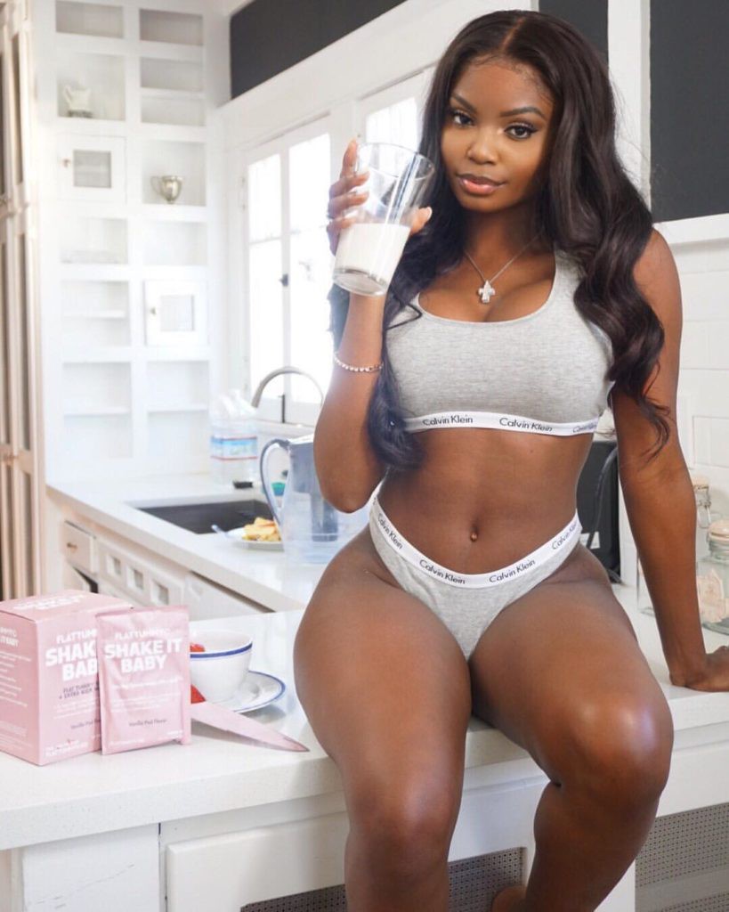 Lulu Simmons in a bikini