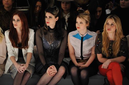 Taylor Spreitler Mara Hoffman Fall 2013 fashion show in New York 2/9/13 