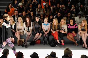 Taylor Spreitler Mara Hoffman Fall 2013 fashion show in New York 2/9/13 