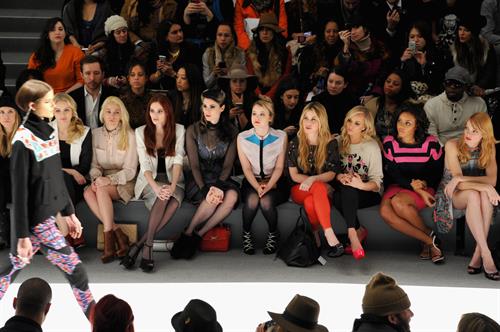 Taylor Spreitler Mara Hoffman Fall 2013 fashion show in New York 2/9/13 