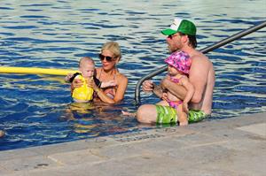 Tori Spelling Celebrates her birthday with family at the St Regis Punta Mita Resort in Mexico (May 20, 2013) 