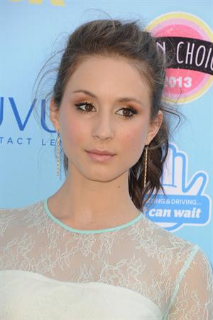 Troian Bellisario 2013 Teen Choice Awards, Aug 11, 2013 