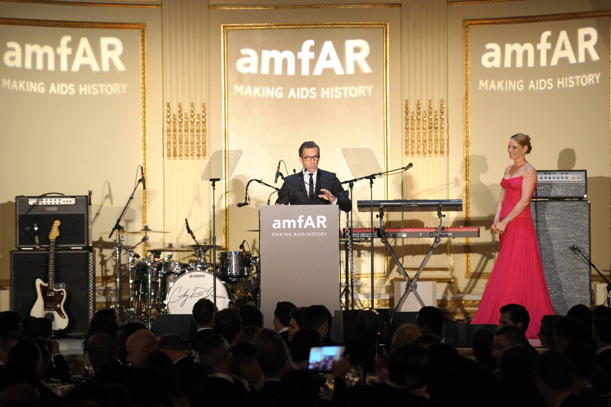 Uma Thurman 4th Annual amFAR Inspiration Gala in NYC June 13, 2013 