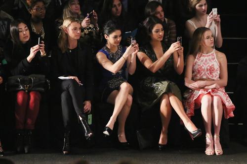 Vanessa Hudgens Naeem Khan Fall 2013 Fashion Show in New York, February 12, 2013 