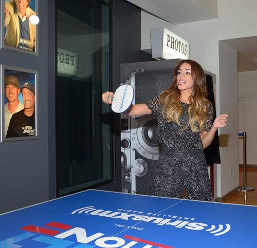 Vanessa Hudgens Visits SiriusXM Studios in New York - August 9, 2013 