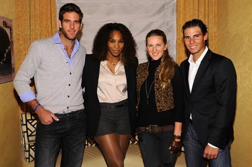 Victoria Azarenka attend the BNP Paribas Tennis Showdown Cocktail Party at Essex House in New York - March 3, 2013 