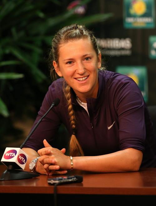 Victoria Azarenka  2013 BNP Paribas Open Press Conference in Indian Wells  14, 2013 