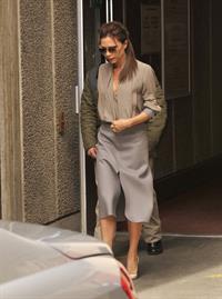 Victoria Beckham leaving London's Vogue Festival in London on April 28, 2013