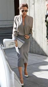 Victoria Beckham leaving London's Vogue Festival in London on April 28, 2013