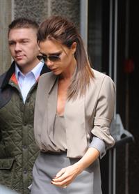 Victoria Beckham leaving London's Vogue Festival in London on April 28, 2013