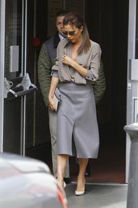 Victoria Beckham leaving London's Vogue Festival in London on April 28, 2013