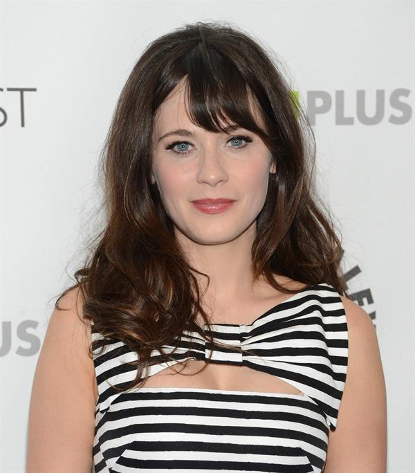 Zooey Deschanel New Girl Panel at 2013 PaleyFest in L.A. March 11, 2013 