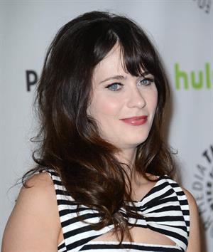 Zooey Deschanel New Girl Panel at 2013 PaleyFest in L.A. March 11, 2013 