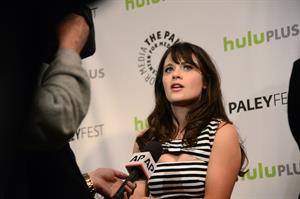 Zooey Deschanel New Girl Panel at 2013 PaleyFest in L.A. March 11, 2013 