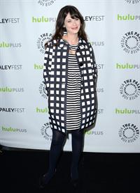 Zooey Deschanel New Girl Panel at 2013 PaleyFest in L.A. March 11, 2013 