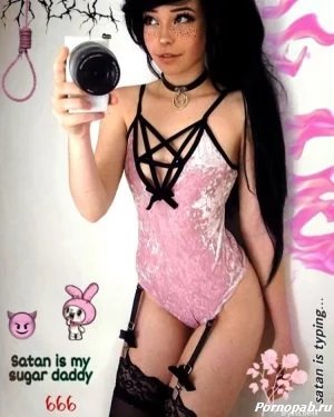 Belle Delphine in lingerie
