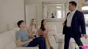 Harmony Wonder,Lexi Lore Nude Pictures Newly 18 Harmony Wonder lets her friend Lexi Lore talk her into a lesbian 69 and then a threesome with her stepbrother