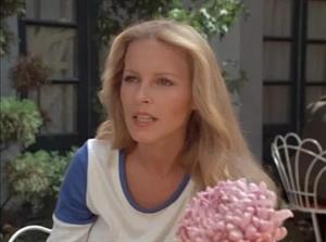 Cheryl Ladd as Kris Munroe on Charlie's Angels in a Casual Blue and White Top