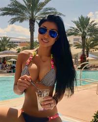 Ivy Teves in a bikini