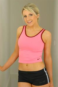  Alexandra in tight fitting gym kit 