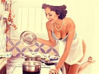 Michelle Martins in lingerie