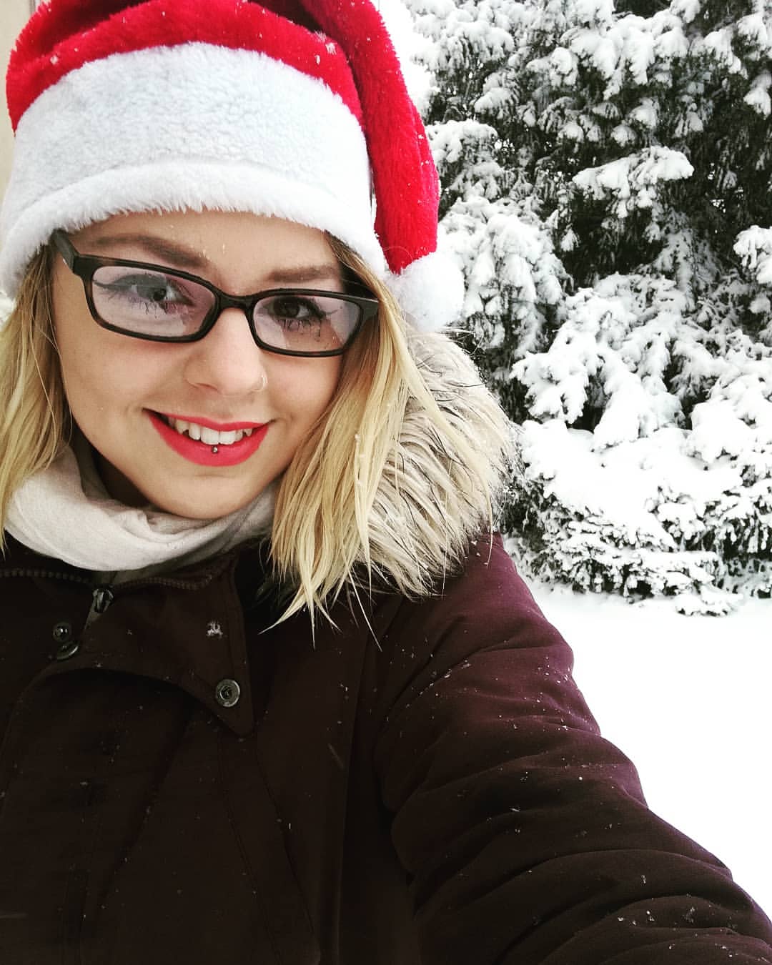 Swantje taking a selfie