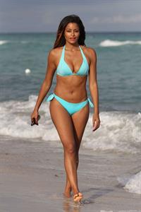 Claudia Jordan in a bikini