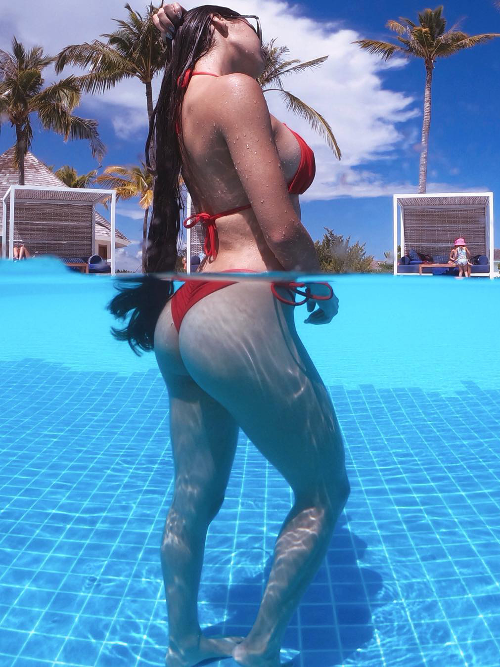 Juliana Caetano Bikini Pictures Juliana Caetano in a bikini - ass