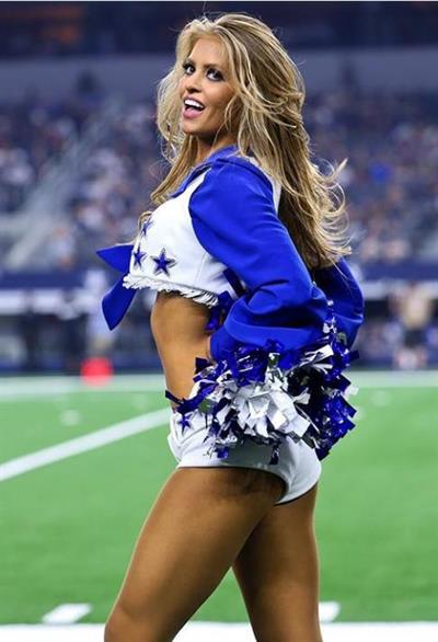 Former Clemson Rally Cat
Current Dallas Cowboy Cheerleader