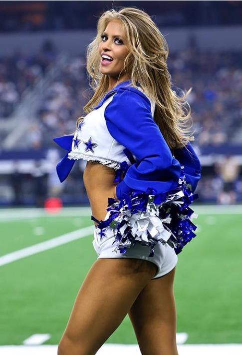 Former Clemson Rally Cat
Current Dallas Cowboy Cheerleader