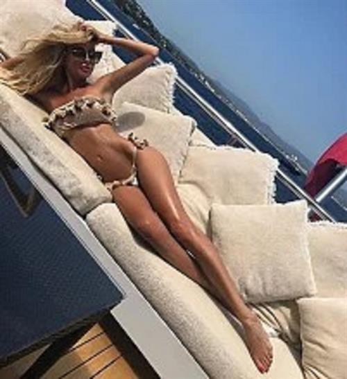 Julia Dybowska in a bikini