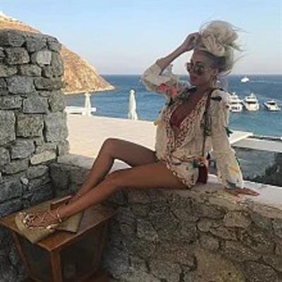 Julia Dybowska in a bikini