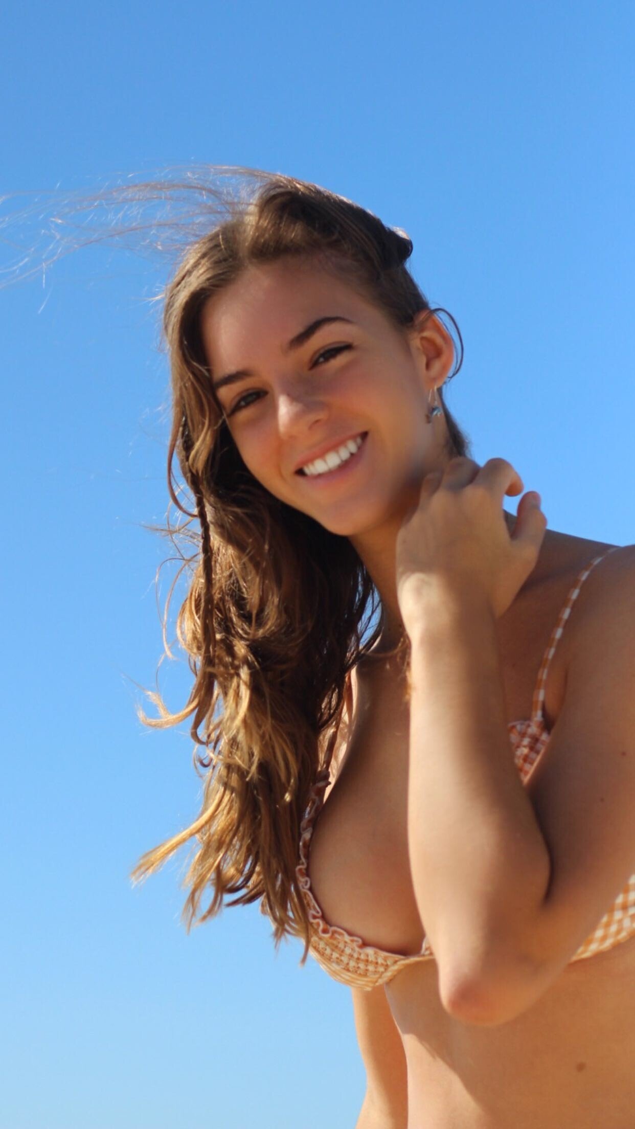 Emily Feld in a bikini