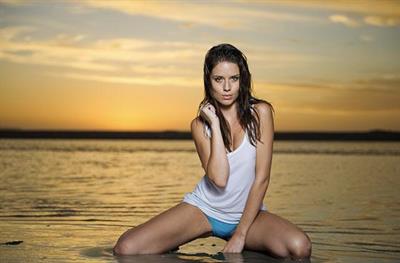 Simone De Kock in a bikini