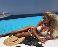 Julia Dybowska in a bikini