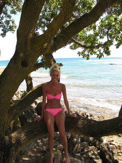 Ashley  Horvath in a bikini