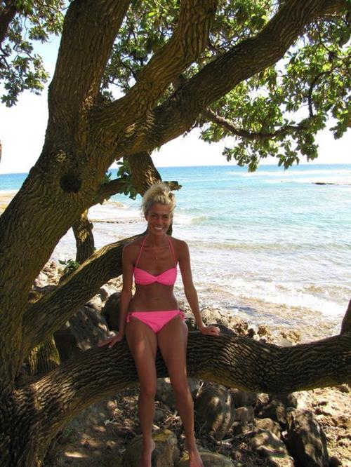 Ashley  Horvath in a bikini