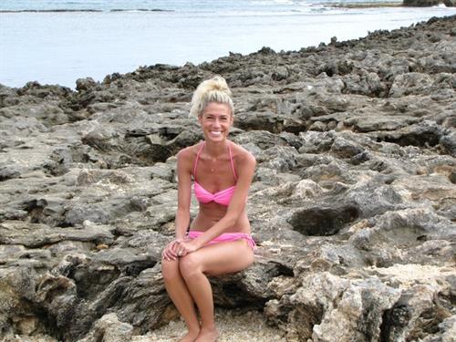 Ashley  Horvath in a bikini