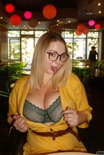 Busty Ivanna Ershova in Yellow