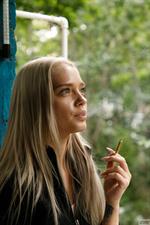 Katya Nesterova in her Room