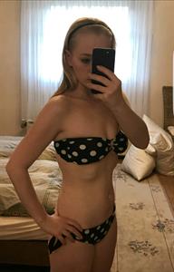 Steffi Bikini Selfie Pictures Steffi in a bikini taking a selfie