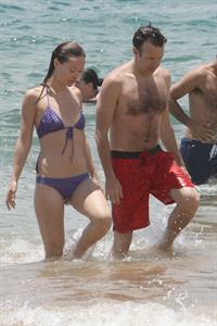 Olivia Wilde on the beach and in the water in Hawaii - May 26, 2013 