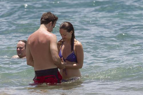 Olivia Wilde on the beach and in the water in Hawaii - May 26, 2013 