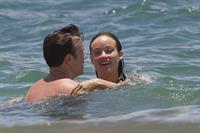 Olivia Wilde on the beach and in the water in Hawaii - May 26, 2013 