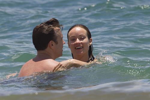 Olivia Wilde on the beach and in the water in Hawaii - May 26, 2013 
