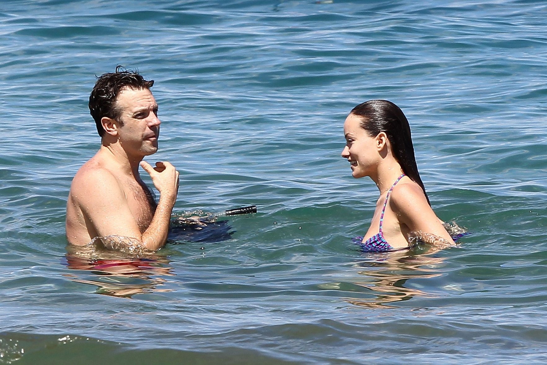 Olivia Wilde on the beach and in the water in Hawaii - May 26, 2013 