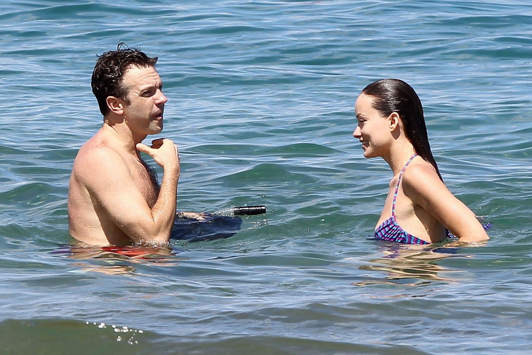 Olivia Wilde on the beach and in the water in Hawaii - May 26, 2013 