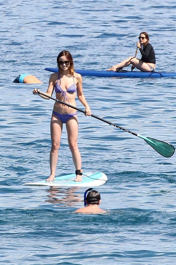 Olivia Wilde on the beach and in the water in Hawaii - May 26, 2013 